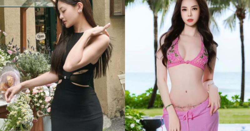 View -             Thuỳ Anh tạo dáng bên hoa, Đào Lan Phương diện bikini gợi cảm    