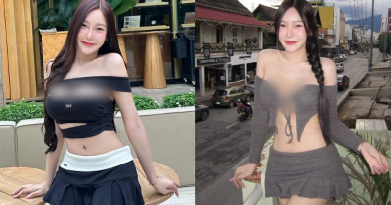 View -             Hot girl Thái Lan thích diện trang phục trễ nải, hút mọi ánh nhìn    