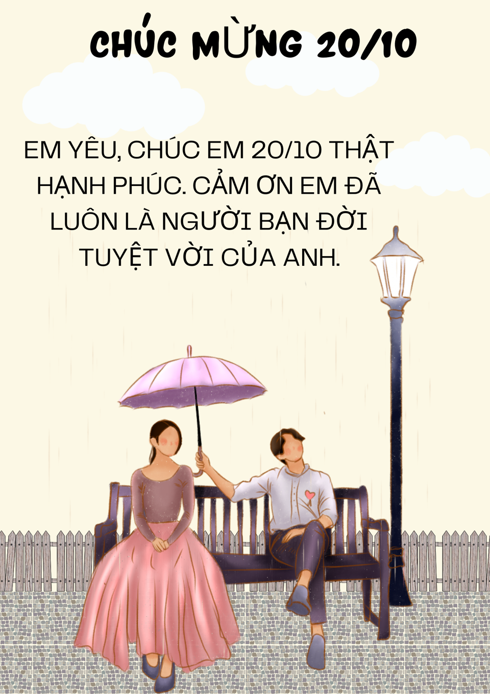 View -             Lời chúc mừng 20/10 tặng vợ, người yêu, bạn gái    