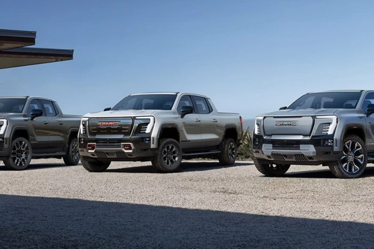 Bán tải điện khủng long GMC Sierra Denali Extended Range ra mắt