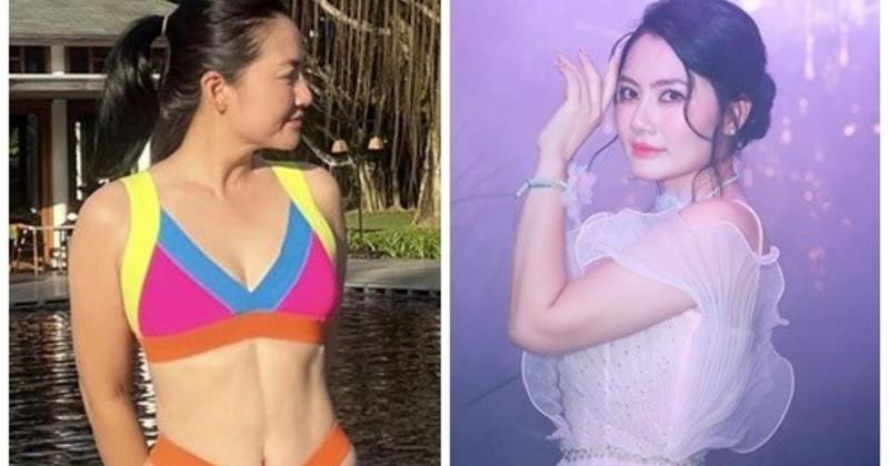 View -             Ngọc Lan mặc bikini khoe dáng nuột nà sau khi giảm 8 kg    