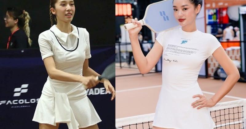             Emily và dàn mỹ nhân khoe vóc dáng gợi cảm trên sân pickleball    