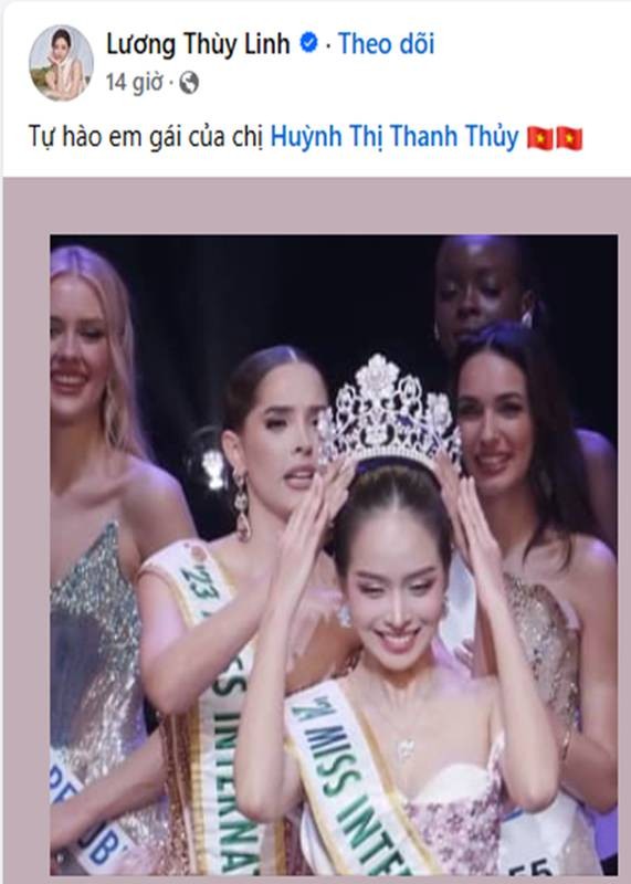 View -             Báo quốc tế rầm rộ đưa tin Thanh Thủy đăng quang Miss International 2024    