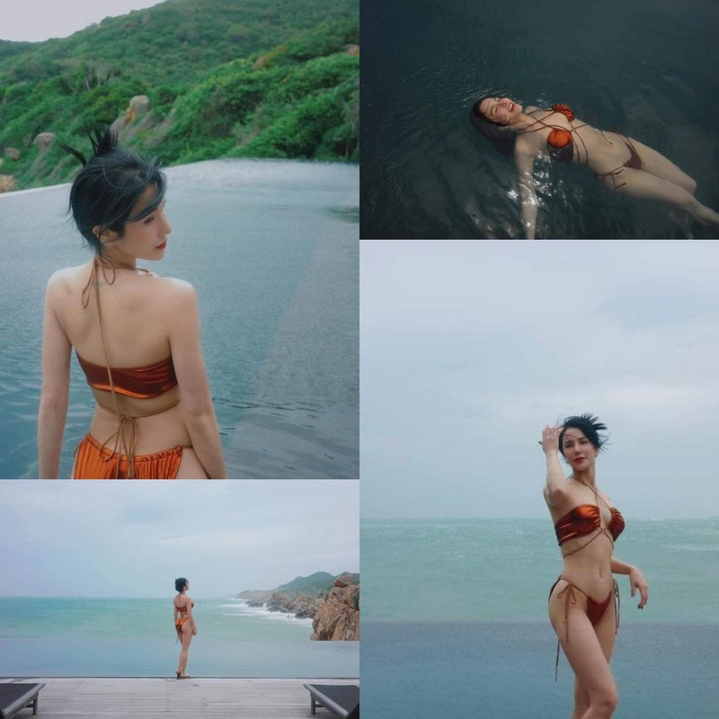 View -             Diệp Lâm Anh tung ảnh bikini 3 vòng cực chuẩn, netizen khen hết lời    