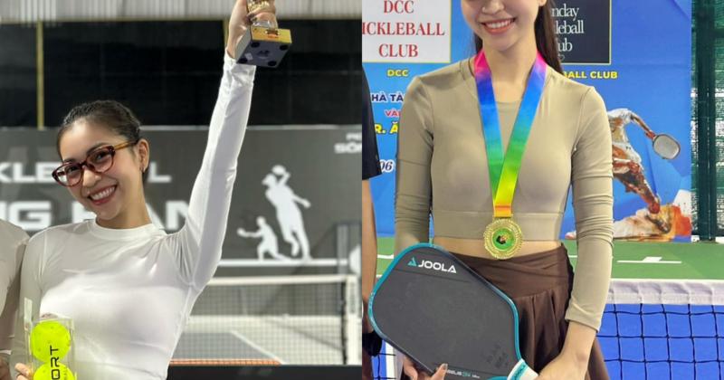             'Mối tình năm 17 tuổi' của Quang Hải khoe thành tích chơi Pickleball    